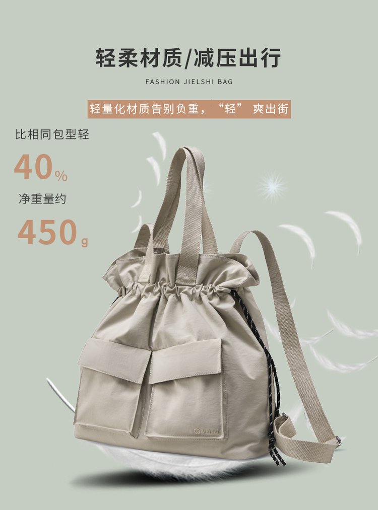 Women's Casual Nylon Backpack detail 35