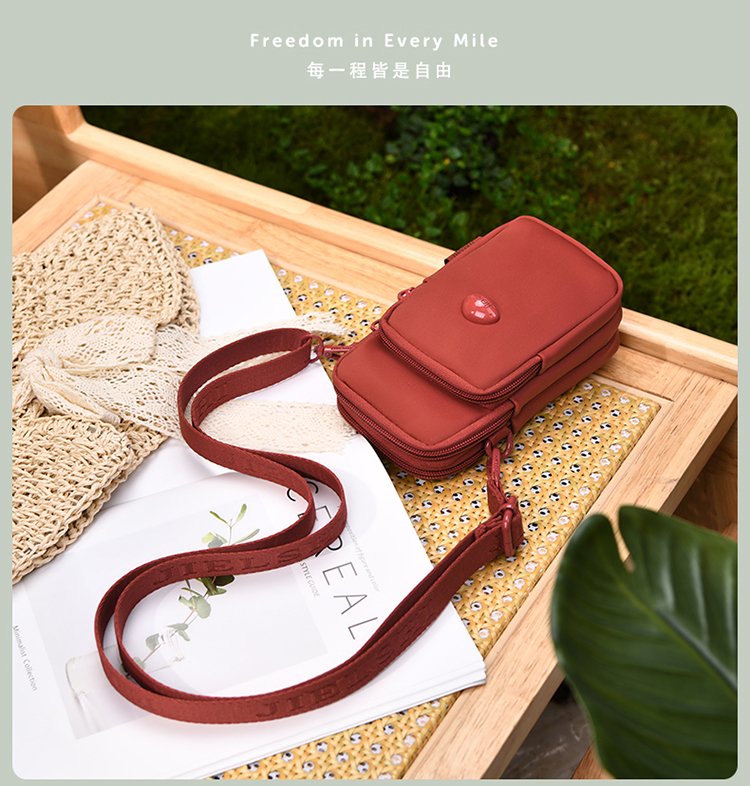 Women's Multi-Pocket Fabric Phone Crossbody Bag detail 6