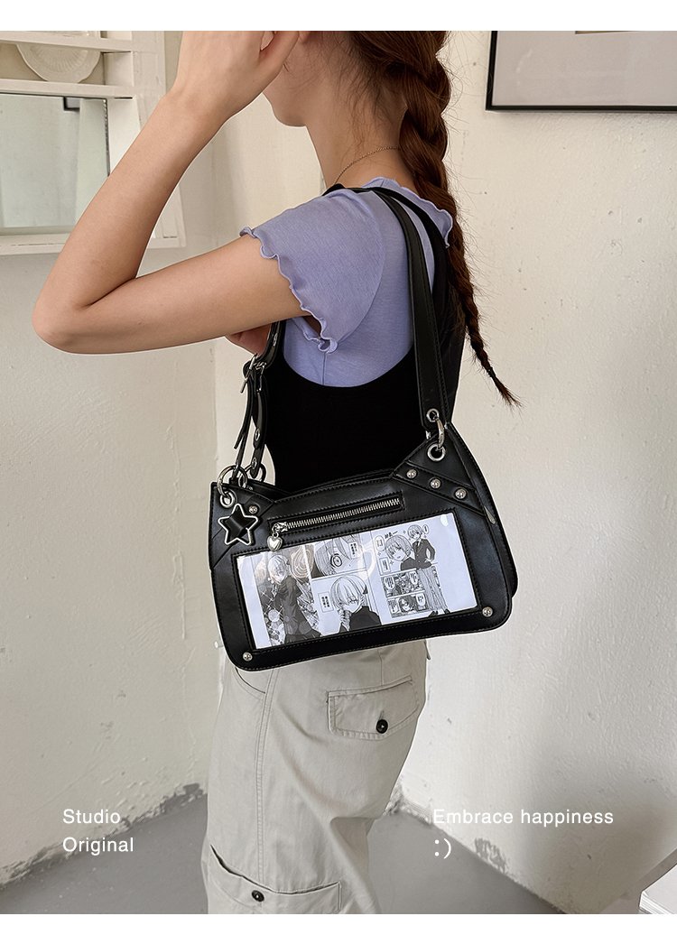 Women's Animal Print Square PU Leather Crossbody Bag detail 11