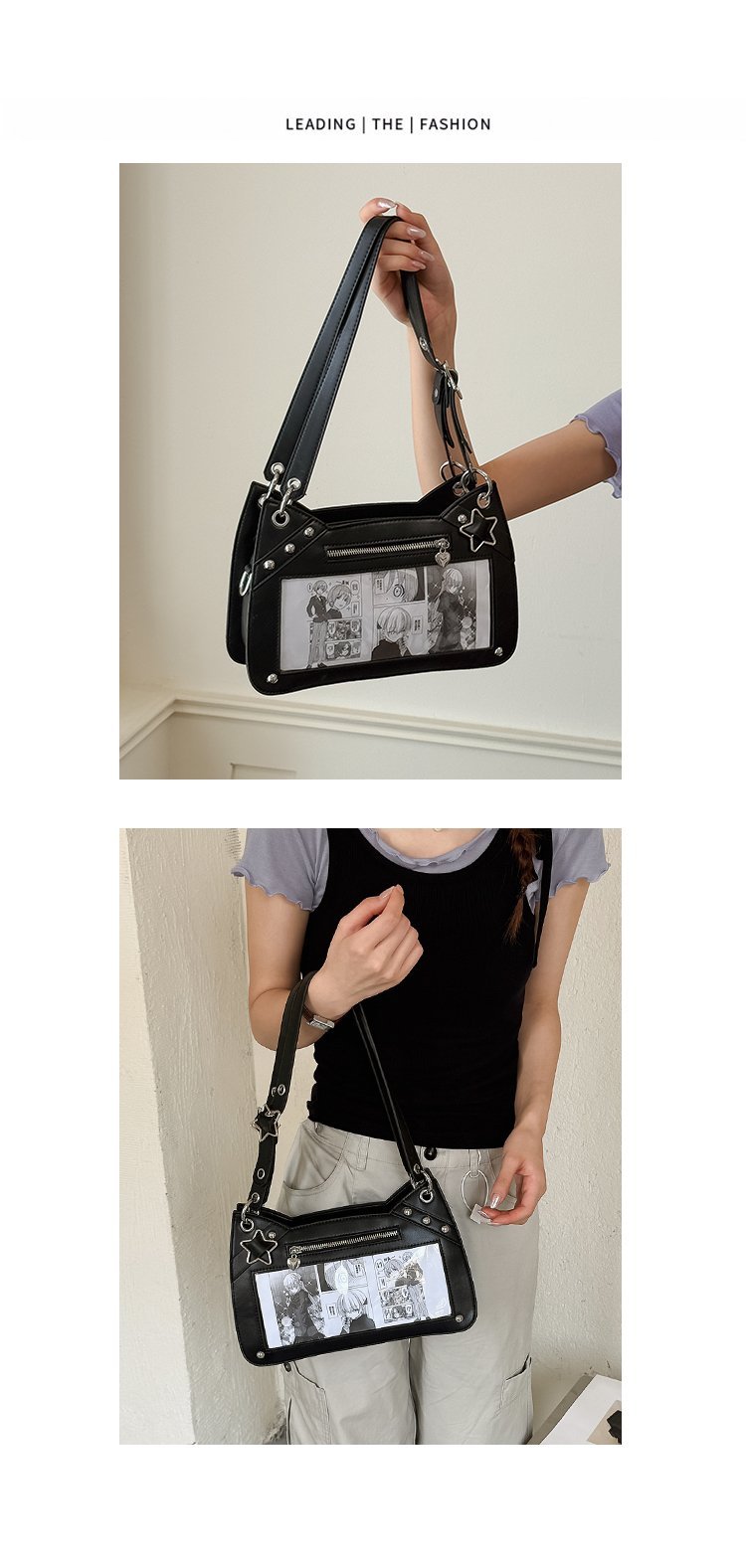 Women's Animal Print Square PU Leather Crossbody Bag detail 16