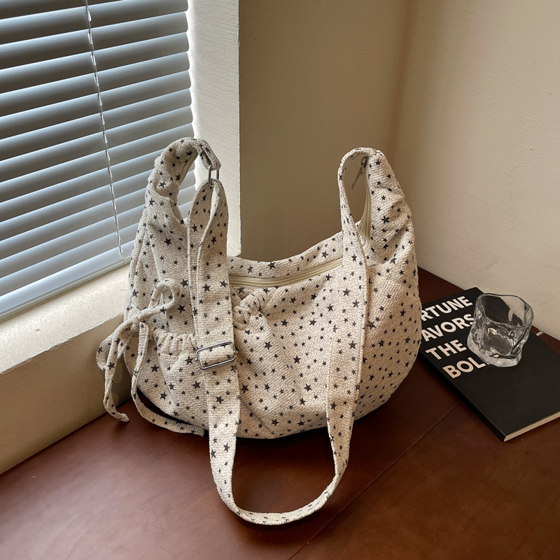 Women's Printed Dumpling Crossbody Bag with Adjustable Strap view 4