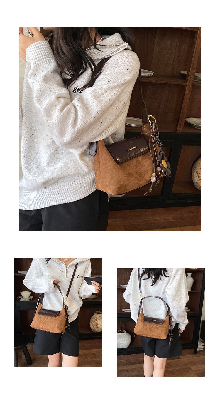 Women's Professional PU Leather Crossbody Bag with Zipper detail 9