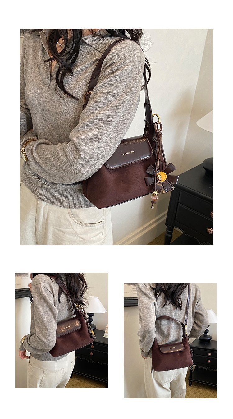 Women's Professional PU Leather Crossbody Bag with Zipper detail 10