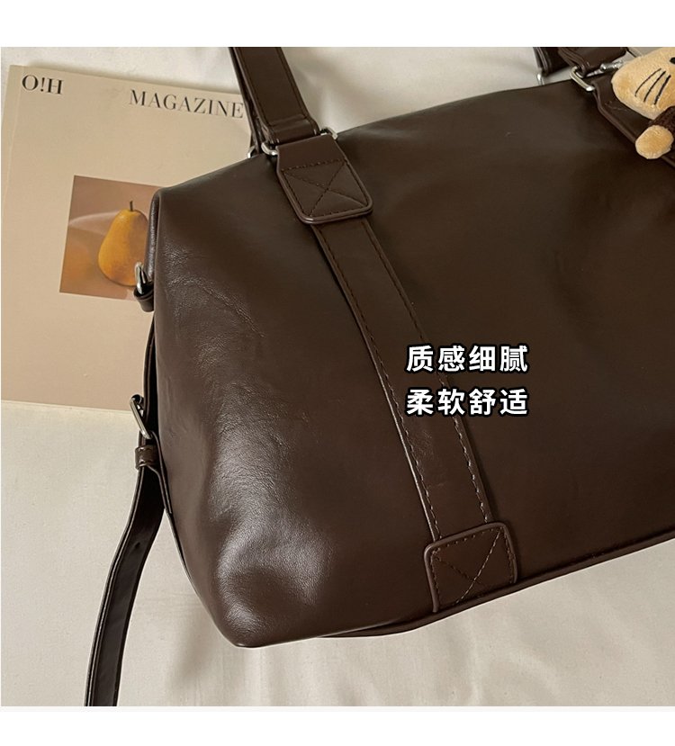 Women's Timeless PU Leather Crossbody Bag with Zipper detail 6