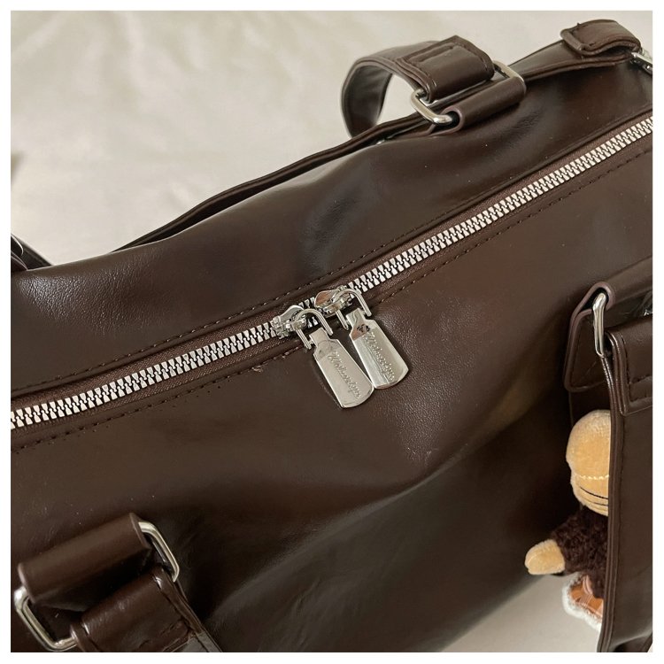Women's Timeless PU Leather Crossbody Bag with Zipper detail 10