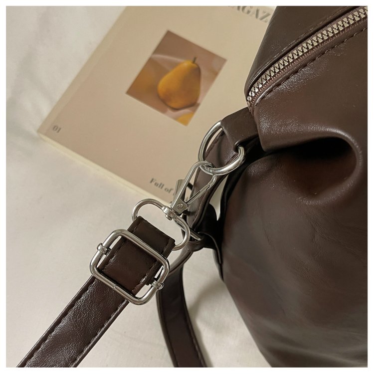 Women's Timeless PU Leather Crossbody Bag with Zipper detail 11