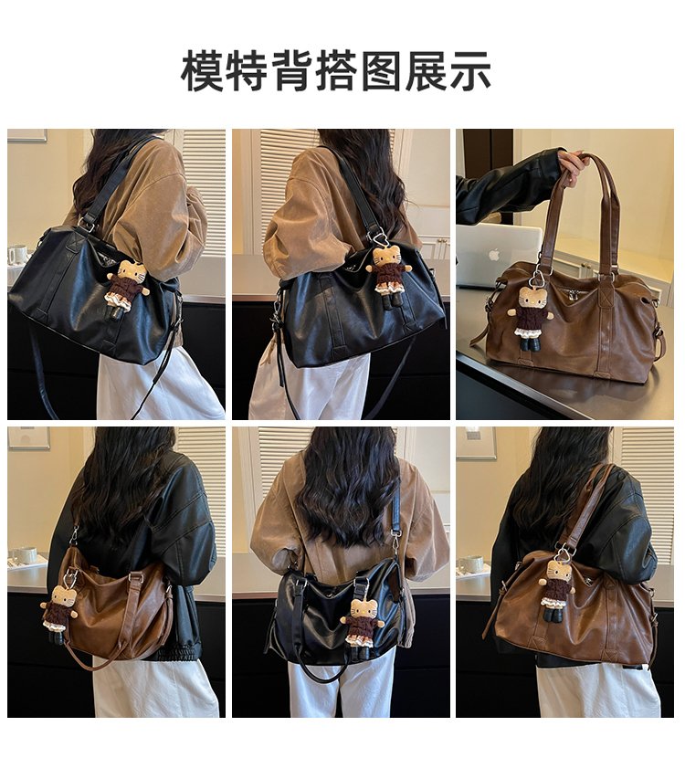 Women's Timeless PU Leather Crossbody Bag with Zipper detail 31