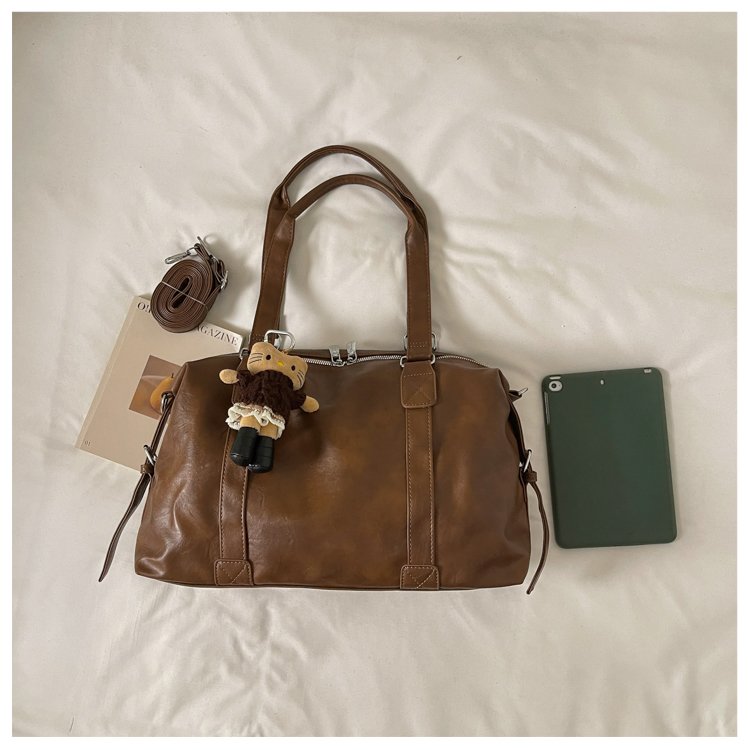 Women's Timeless PU Leather Crossbody Bag with Zipper detail 32