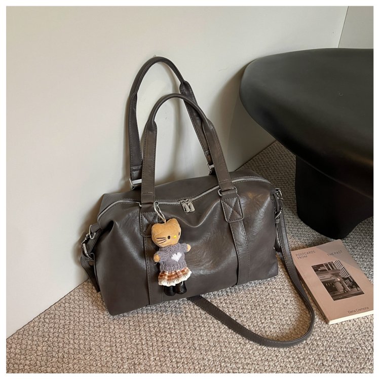 Women's Timeless PU Leather Crossbody Bag with Zipper detail 36
