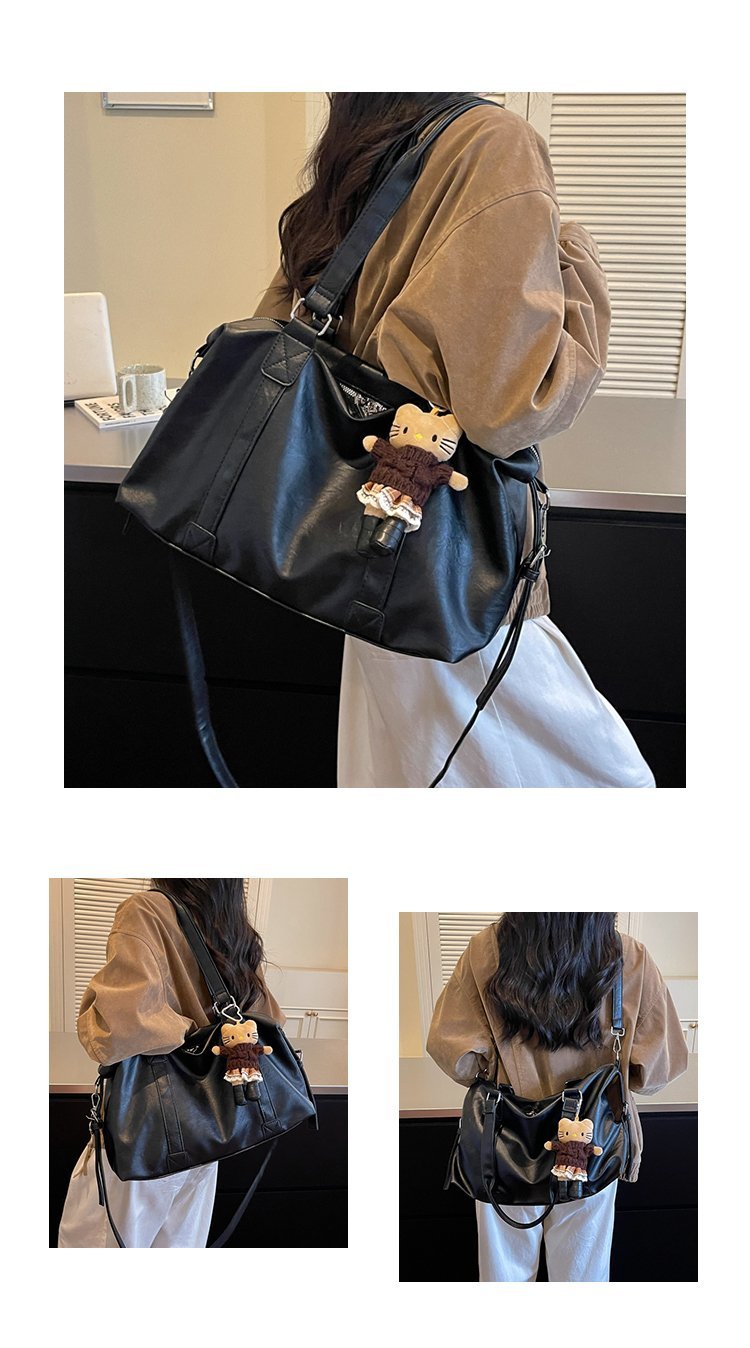 Women's Timeless PU Leather Crossbody Bag with Zipper detail 38