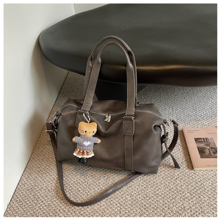 Women's Timeless PU Leather Crossbody Bag with Zipper detail 39
