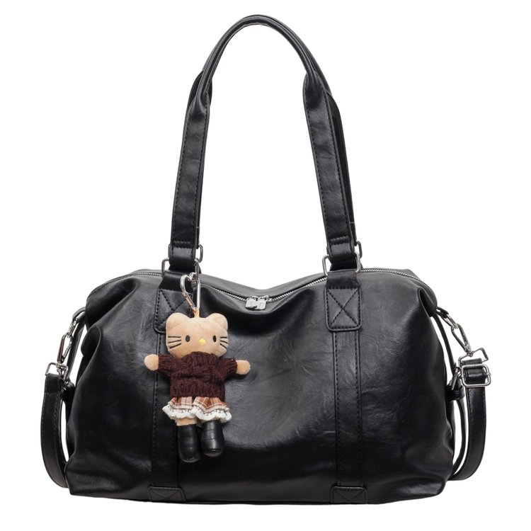 Women's Timeless PU Leather Crossbody Bag with Zipper view 8