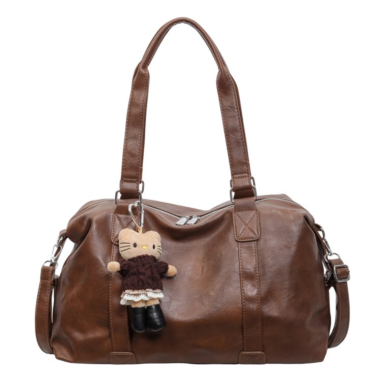 Women's Timeless PU Leather Crossbody Bag with Zipper view 1