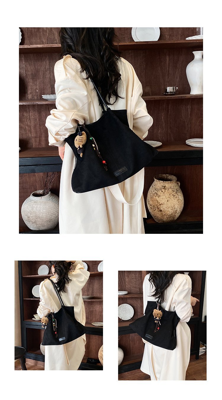 Women's Timeless PU Leather Tote Bag with Charm with Zipper detail 9