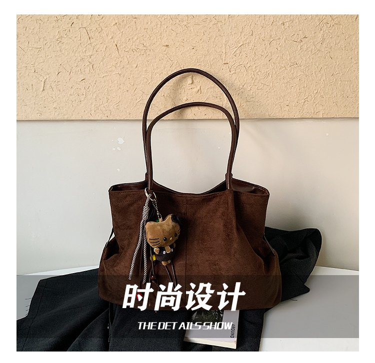 Women's Timeless PU Leather Tote Bag with Charm with Zipper detail 15