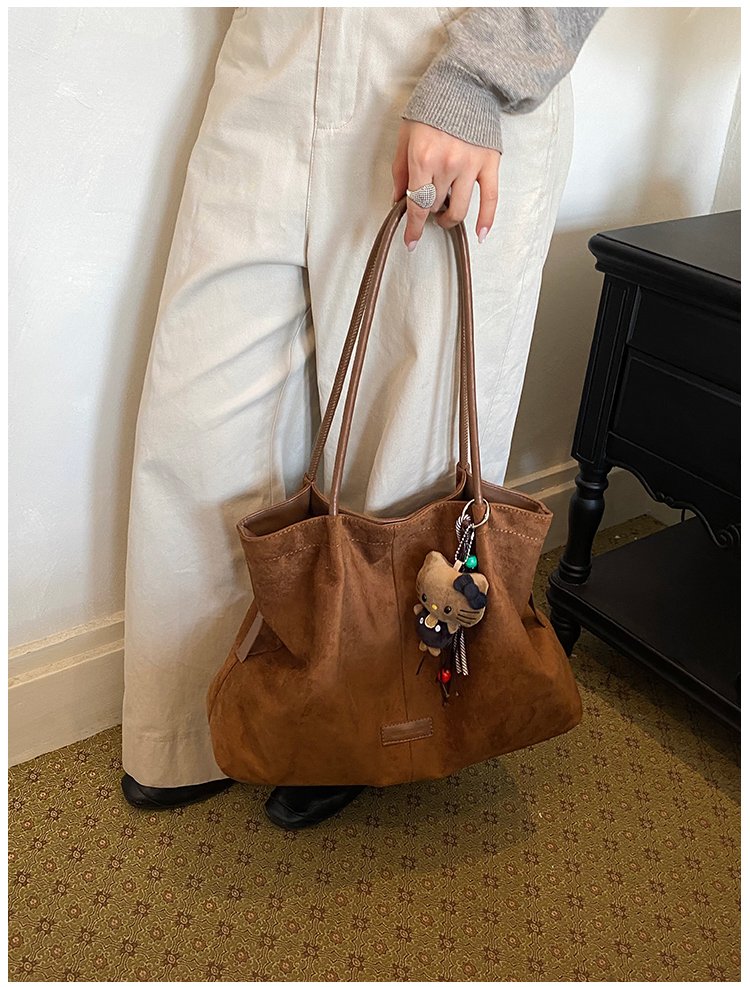 Women's Timeless PU Leather Tote Bag with Charm with Zipper detail 27
