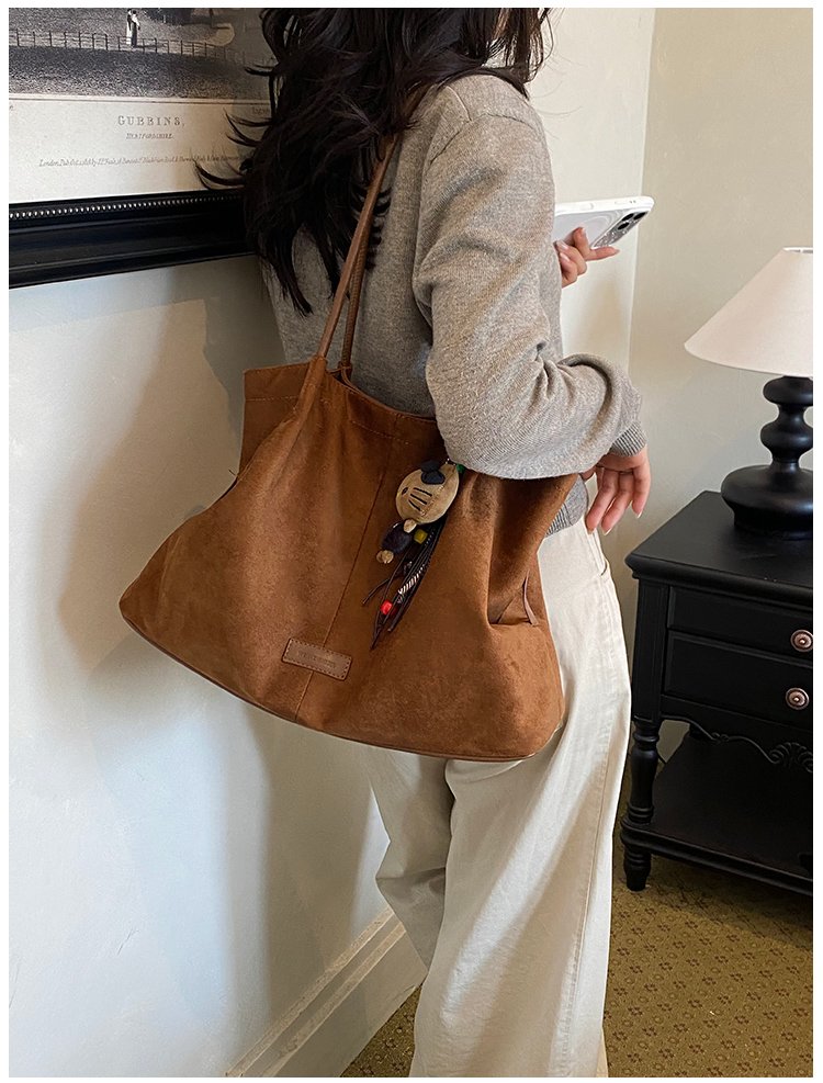 Women's Timeless PU Leather Tote Bag with Charm with Zipper detail 33