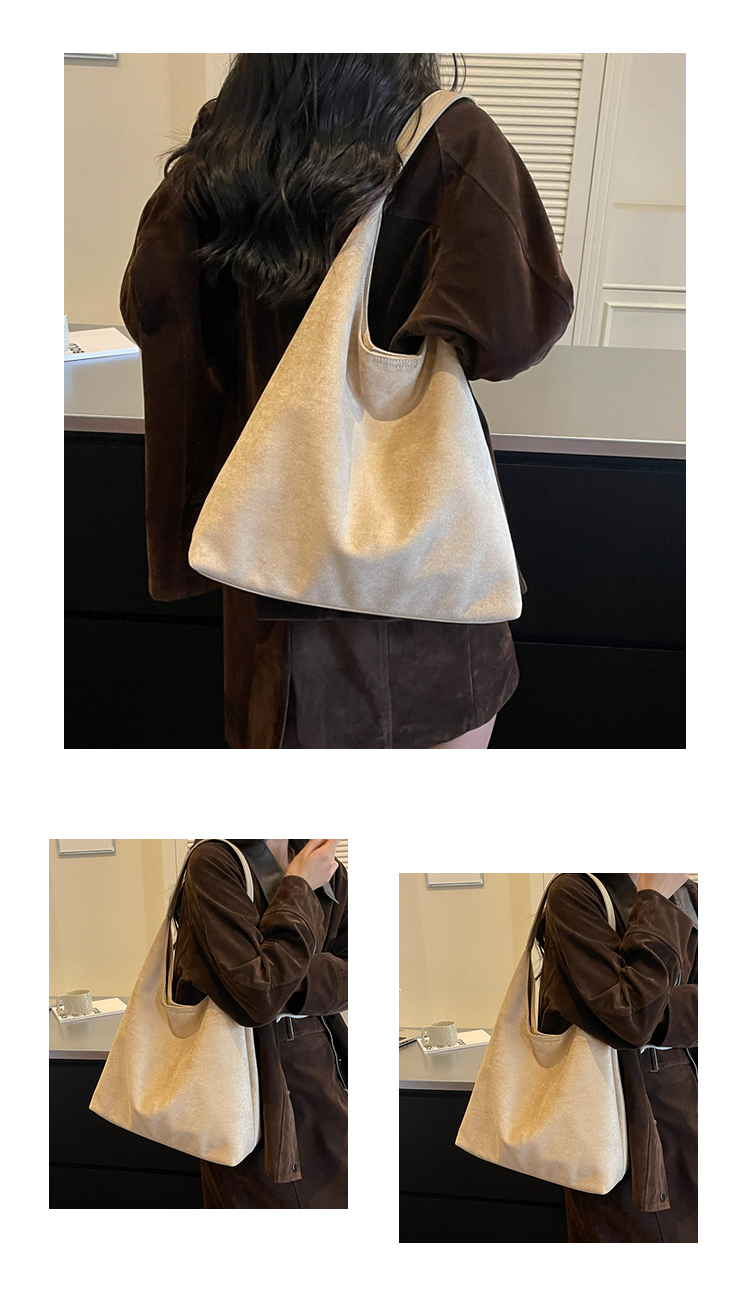Fashion Striped PU Leather Shoulder Bag for Women detail 9