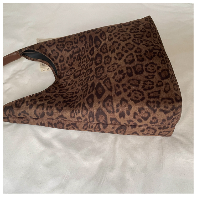 Fashion Striped PU Leather Shoulder Bag for Women detail 2