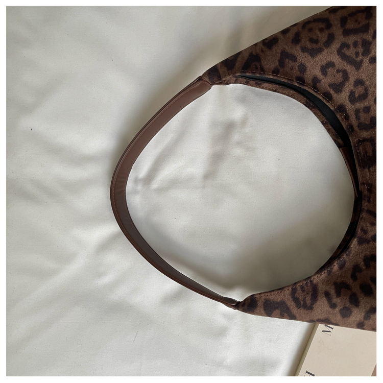 Fashion Striped PU Leather Shoulder Bag for Women detail 3