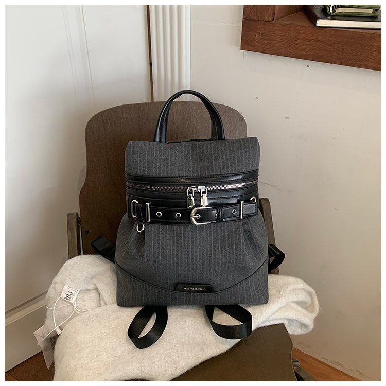 Women's Work Striped Fabric Backpack detail 37