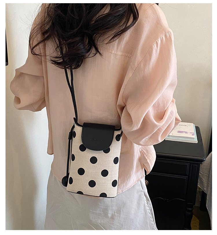 Women's PU Leather Woven Phone Bag detail 8