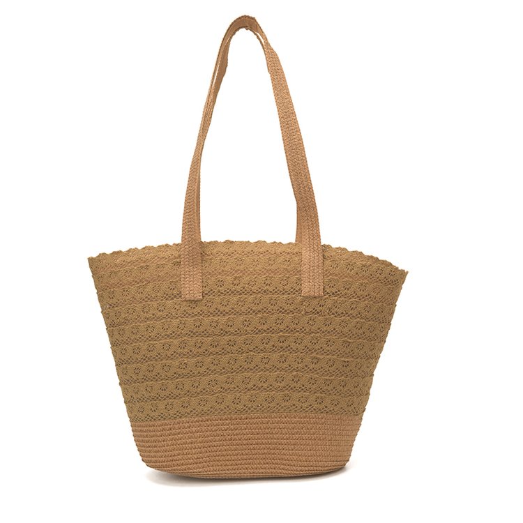 Women's Straw Woven Tote Bag view 5