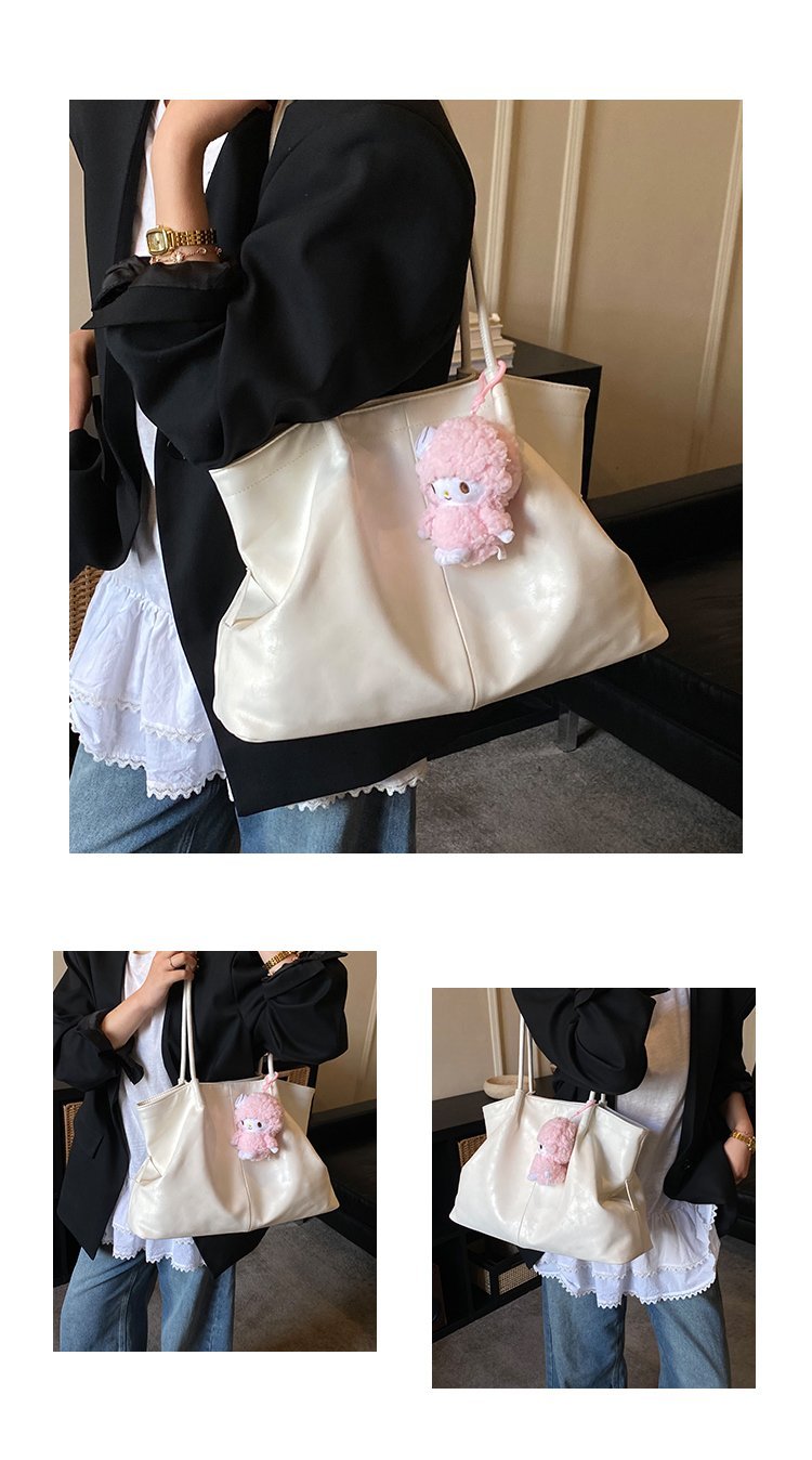 Women's PU Leather Zip Top Handle Handbag detail 10