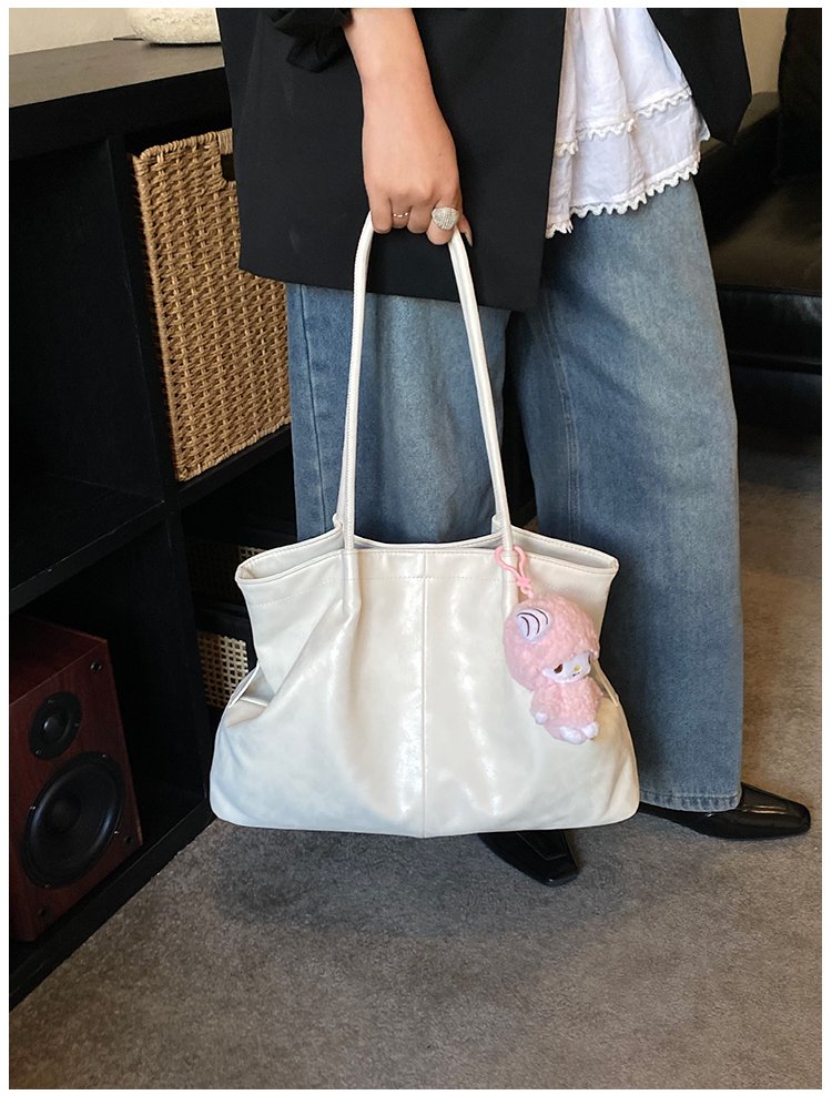 Women's PU Leather Zip Top Handle Handbag detail 13