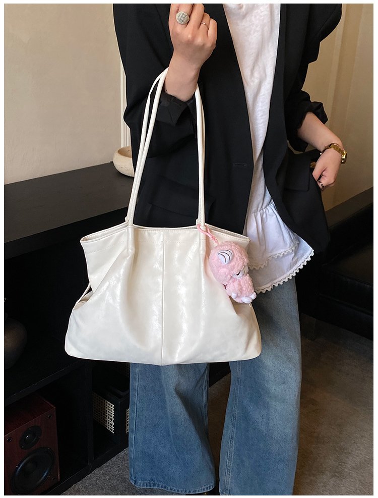 Women's PU Leather Zip Top Handle Handbag detail 19