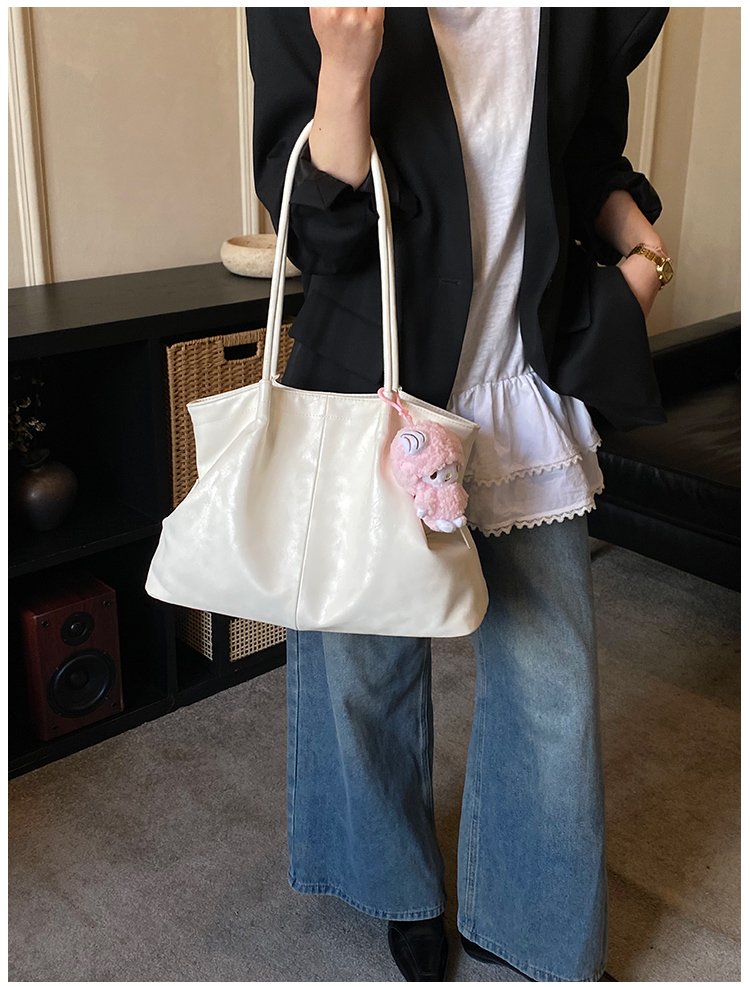 Women's PU Leather Zip Top Handle Handbag detail 21