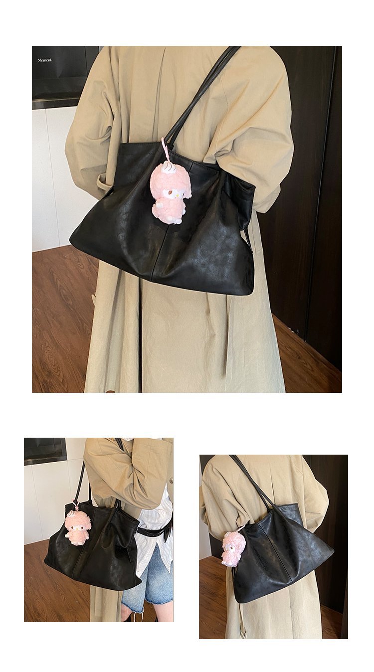 Women's PU Leather Zip Top Handle Handbag detail 7