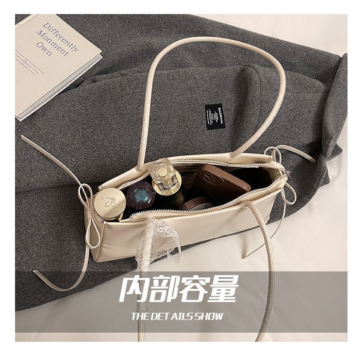 Women's PU Leather Zip Top Handle Shoulder Bag detail 10