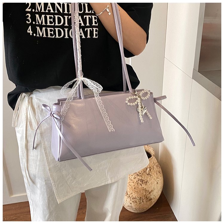Women's PU Leather Zip Top Handle Shoulder Bag detail 17