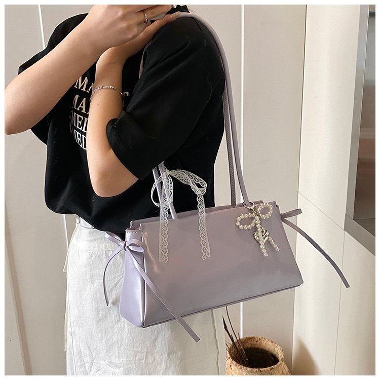 Women's PU Leather Zip Top Handle Shoulder Bag detail 19