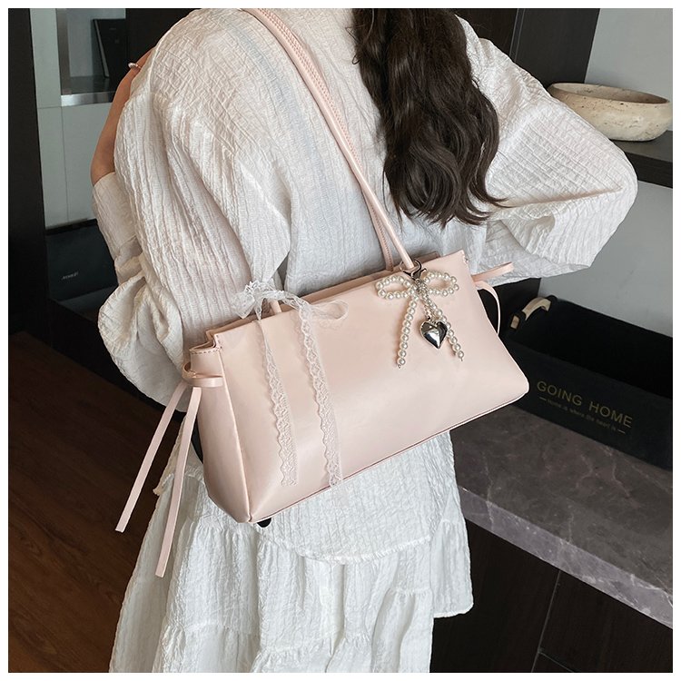 Women's PU Leather Zip Top Handle Shoulder Bag detail 30