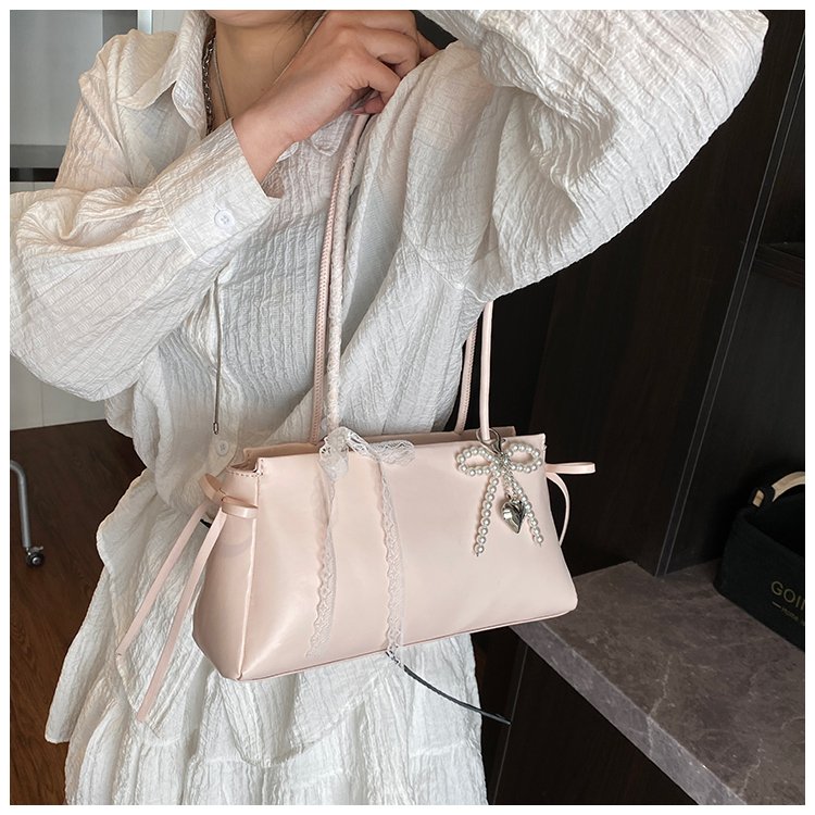 Women's PU Leather Zip Top Handle Shoulder Bag detail 34