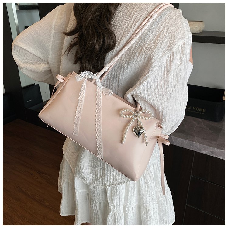Women's PU Leather Zip Top Handle Shoulder Bag detail 35