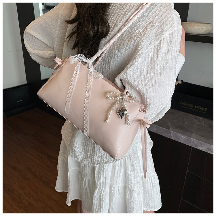 Women's PU Leather Zip Top Handle Shoulder Bag detail 36