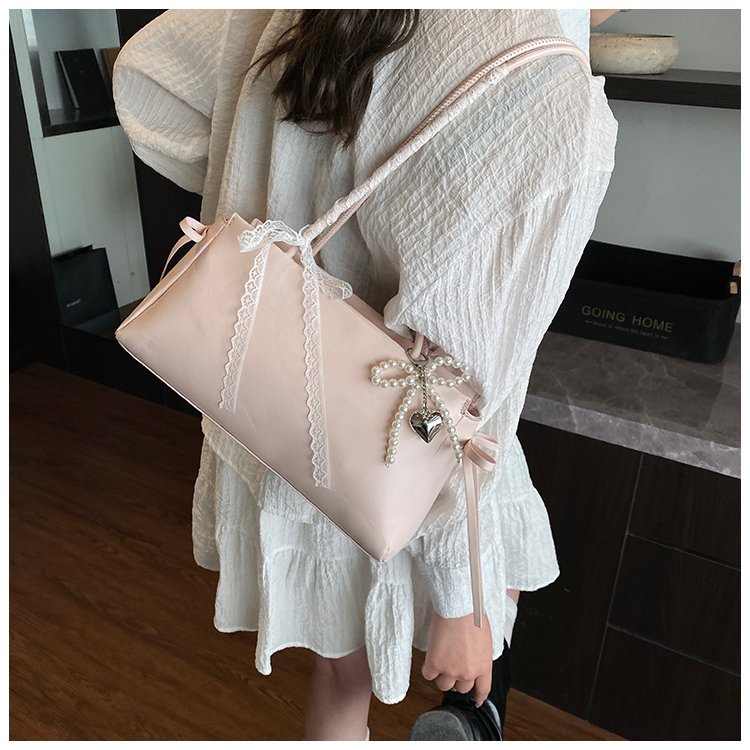 Women's PU Leather Zip Top Handle Shoulder Bag detail 37