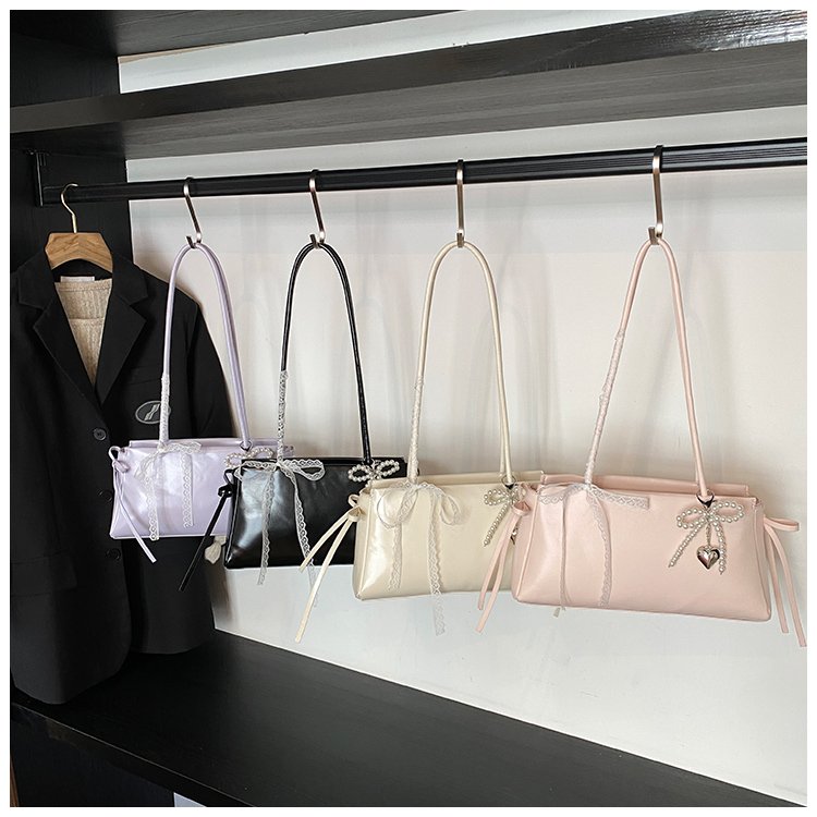 Women's PU Leather Zip Top Handle Shoulder Bag detail 3