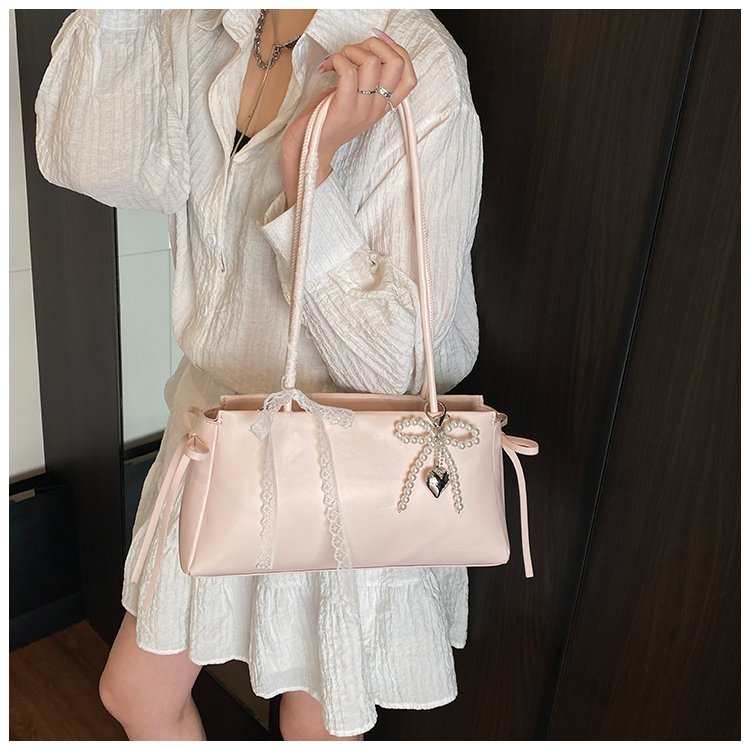 Women's PU Leather Zip Top Handle Shoulder Bag detail 40